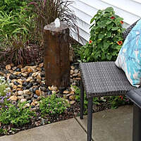 Faux Basalt Column Fountain Kit - 24" H (61 Cm)