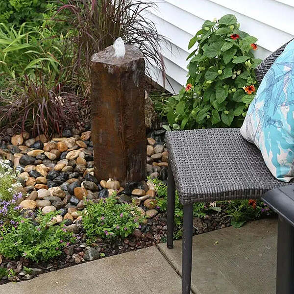 Faux Basalt Column Fountain Kit - 24" H (61 Cm)