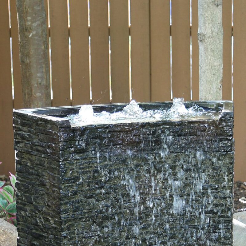 Stacked Slate Wall Topper-Curved Front-Spill