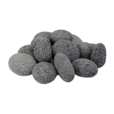 Large Tumbled Lava Stone - 25 Lb / 11.3 Kg