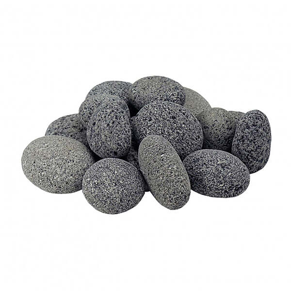 Large Tumbled Lava Stone - 25 Lb / 11.3 Kg