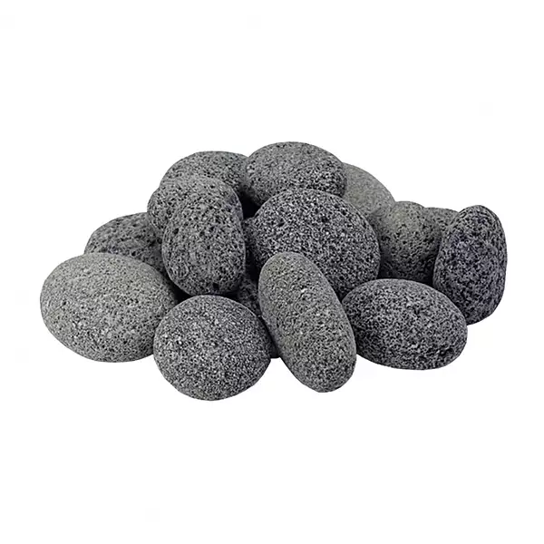 Mixed Tumbled Lava Stone - 50 Lb / 22.7 Kg