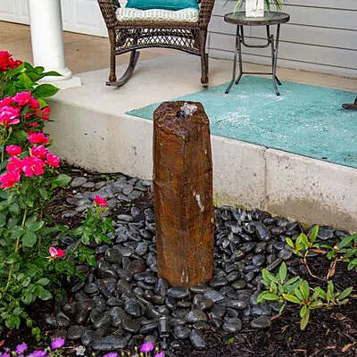 Faux Basalt Column - 24" H (61 Cm)