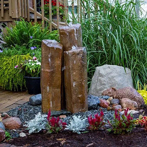 Faux Basalt Column Set Of 3
