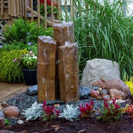 Faux Basalt Column Set Of 3