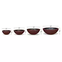 Fountain Bowl - Merlot - 50" Dia (127 Cm) [Eligible For Mixed Qty Break]