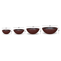 Fountain Bowl - Merlot - 50" Dia (127 Cm) [Eligible For Mixed Qty Break]
