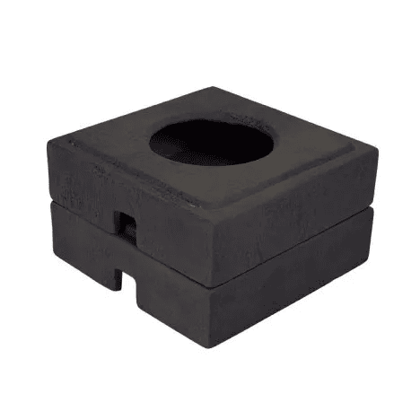 Spillway Bowl Stand - Iron Ore - 4" H (10 Cm) - 2-Pack