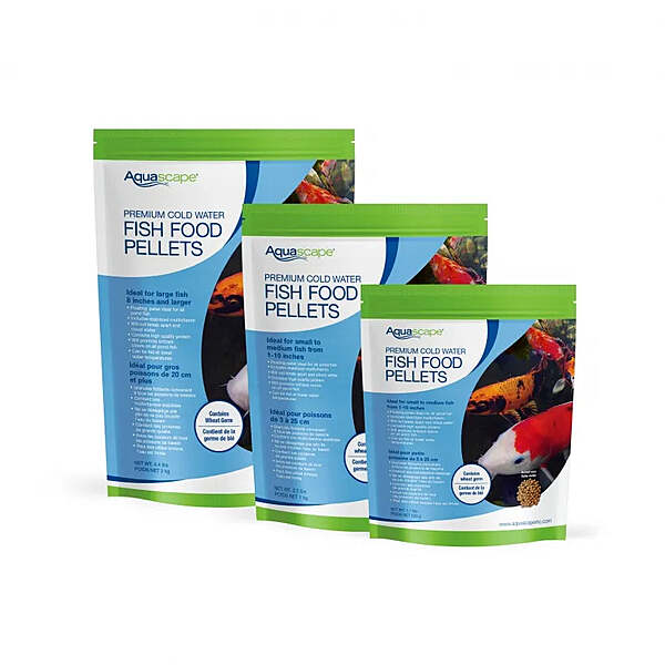 Premium Cold Water Fish Food-Large Pellets - 4.4 Lb / 2 Kg