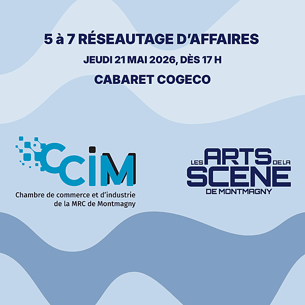 21 mai 2026 : 5 à 7 réseautage et présentation du nouveau Complexe culturel