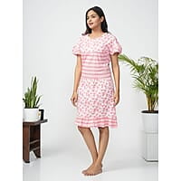 Slumber Jill Love Struck Knee Length Dress (L)