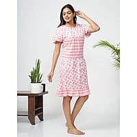 Slumber Jill Love Struck Knee Length Dress (L)