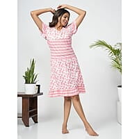 Slumber Jill Love Struck Knee Length Dress (L)