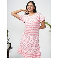 Slumber Jill Love Struck Knee Length Dress (L)