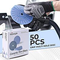 Sunmight Ceramic Film - 6" Multi Hole Grip Disc