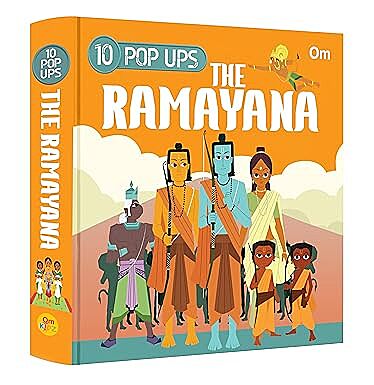 Pop Up The Ramayana Book for Kids: Little Heroes of the Ramayana | Tale of Rama and Ravana | Explore the Timeless Epic Tale in 3D | Pages of Legends &| Best Mythology Pop Up Book for Children
