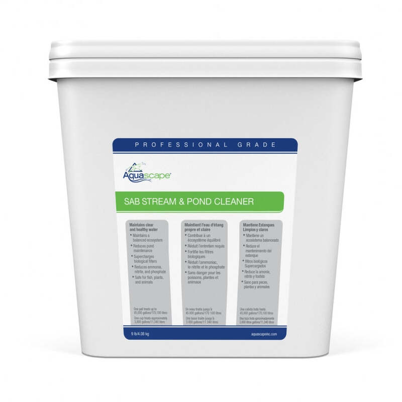 Sab Stream & Pond Cleaner Professional Grade - 9 Lb / 4.08 Kg