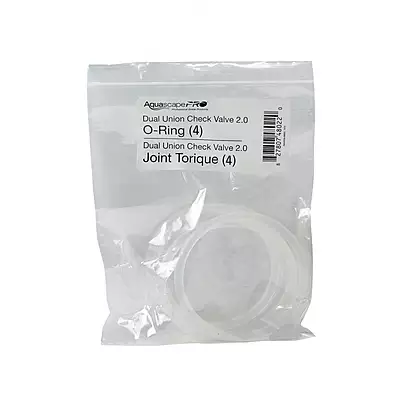 Check Valve Dual Union 2.0 - O-Ring (Qty 4)