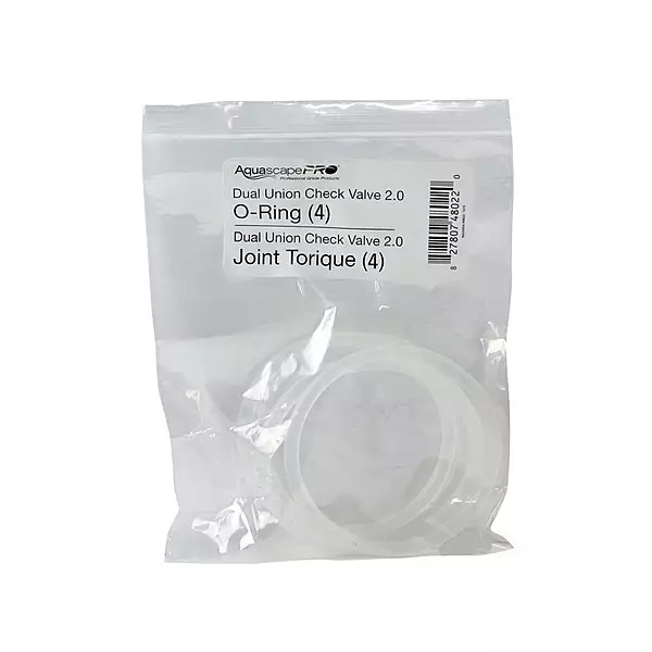 Check Valve Dual Union 2.0 - O-Ring (Qty 4)