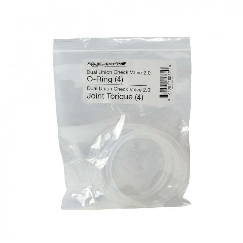 Check Valve Dual Union 2.0 - O-Ring (Qty 4)