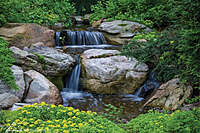Medium Pondless Waterfall Kit 16' Stream W/Aquasurge 2000-4000 Adjustable Flow Pond Pump