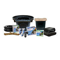 Large Deluxe Pond Kit 21' X 26' W/Aquasurge 4000-8000 Adjustable Flow Pond Pump