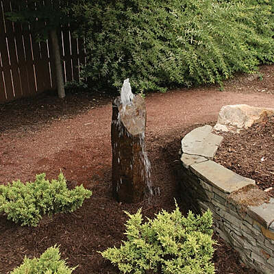 Natural Mongolian Basalt Column 24" H (61 Cm)