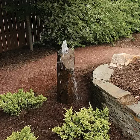 Natural Mongolian Basalt Column 24" H (61 Cm)