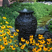 Stacked Slate Urn Fountain Kit - 33.5" H (85 Cm)