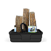 Mongolian Basalt Columns Set Of 3 Fountain Kit