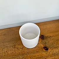 Cercle Pot - 4.25" x 4.25" - White