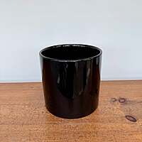 Cercle Pot - 6.5" x 6.25" - Black
