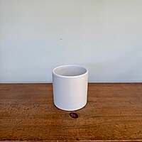 Cercle Pot - 4.25"x 4.25" - Matte White