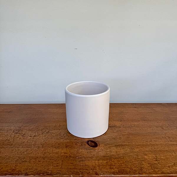 Cercle Pot - 4.25"x 4.25" - Matte White