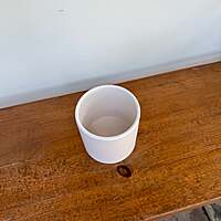 Cercle Pot - 4.25"x 4.25" - Matte White