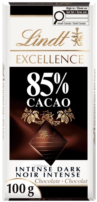 Lindt Excellence 85% Cacao Dark Chocolate Bar 15 x 100 g