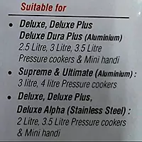 Prestige Mini Pressure Cooker Gasket - PR60000 Black 1 Pc