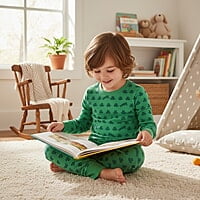 Sleepwear Set (Green Frog Print ) 9-12 Month