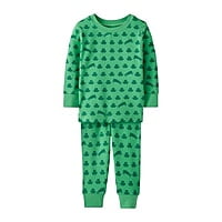 Sleepwear Set (Green Frog Print ) 9-12 Month