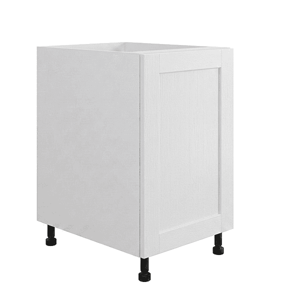 Cabinet de bas pleine hauteur 1 porte — Prêt à assembler — Mélamine