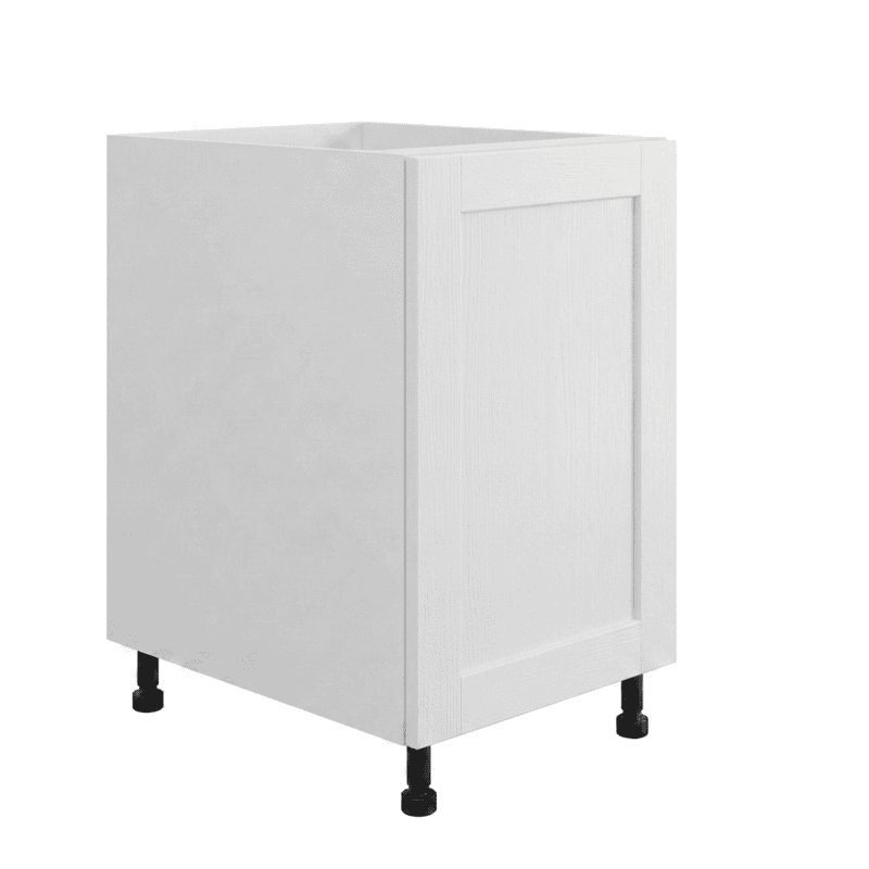 Cabinet de bas pleine hauteur 1 porte — Assemblé — Mélamine