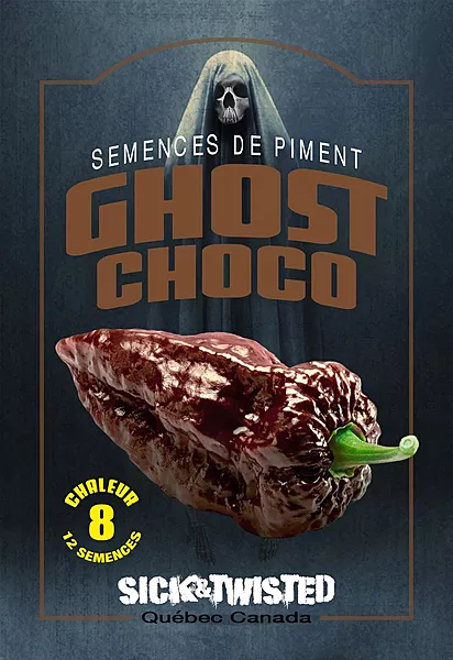 Semences de piments Ghost Chocolat
