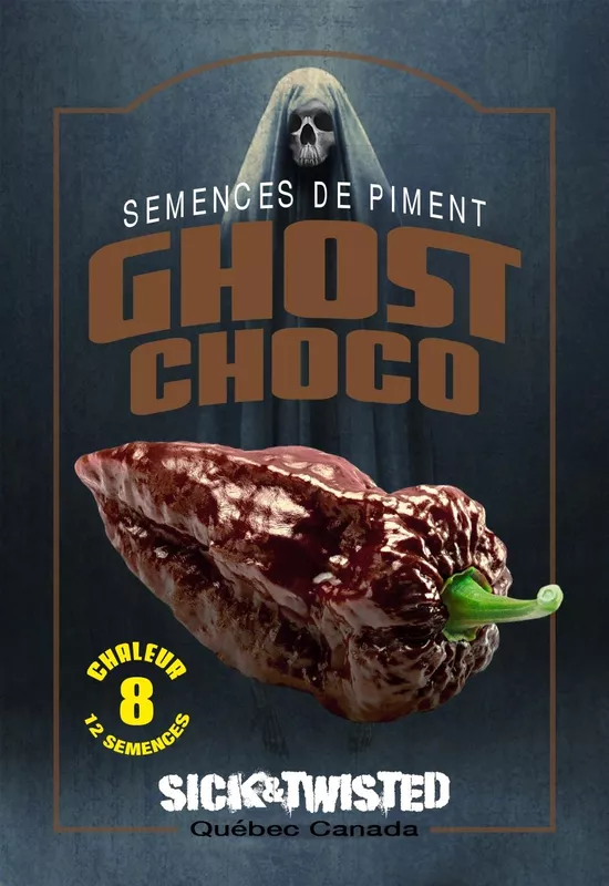 Semences de piments Ghost Chocolat