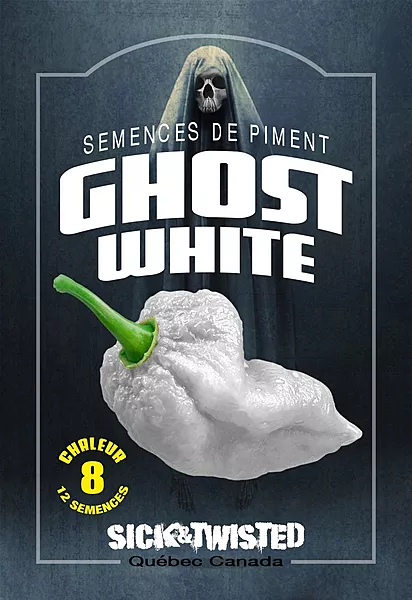 Semences de piments Ghost white