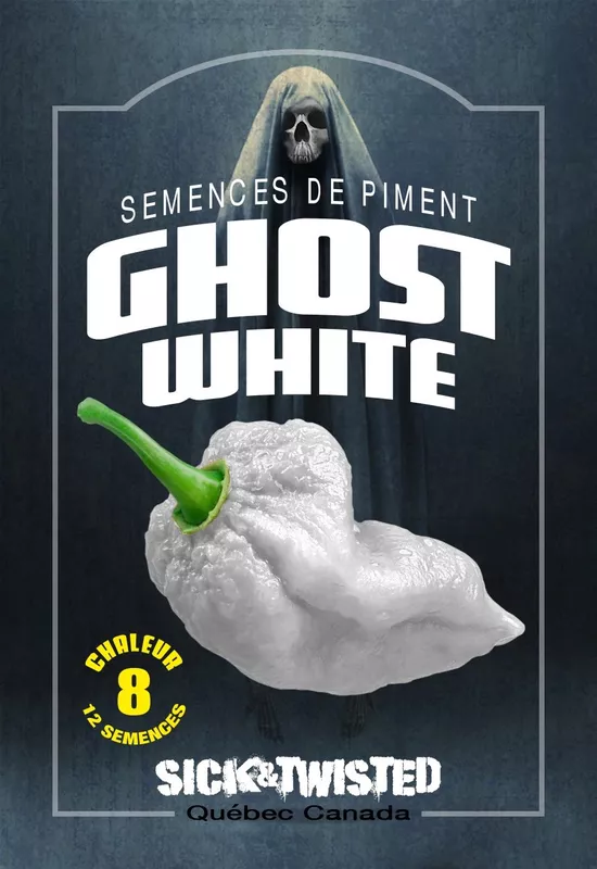 Semences de piments Ghost white