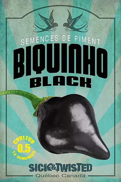 Semences de piments Biquinho Black