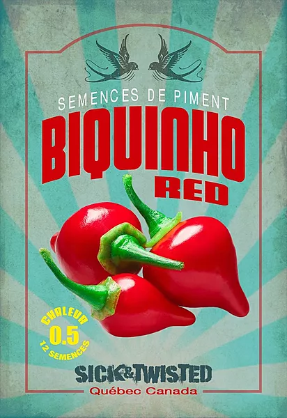 Semences de piments Biquinho Rouge