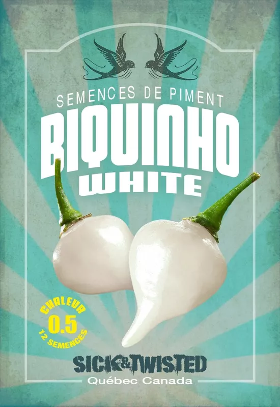 Semences de piments Biquinho Blanc