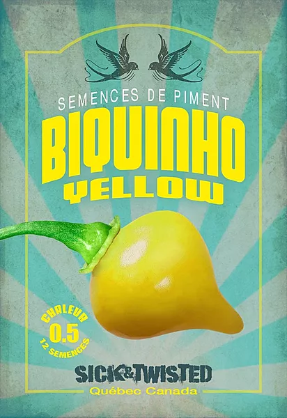 Semences de piments Biquinho Jaune