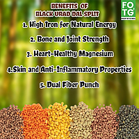 Black Urad Dal Split 1 Kg